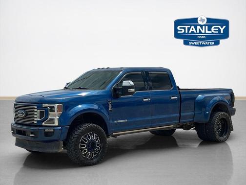 Atlas Blue Metallic 2022 Ford F-450 Platinum