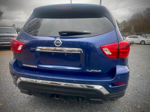 Caspian Blue 2017 Nissan Pathfinder Platinum