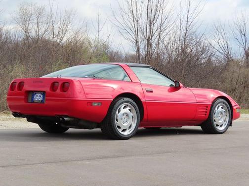 Red 1991 Chevrolet Corvette
