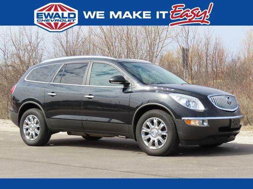 Carbon Black Metallic 2012 Buick Enclave Leather