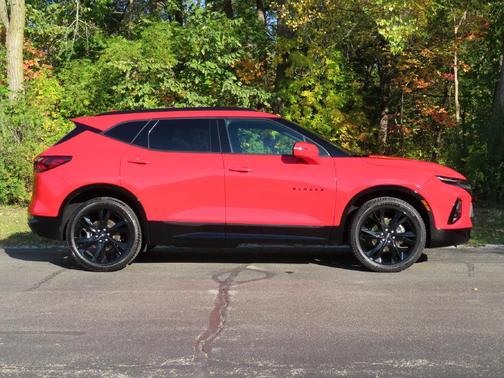 Red 2022 Chevrolet Blazer RS