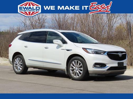 White Frost Tri-Coat 2019 Buick Enclave Essence