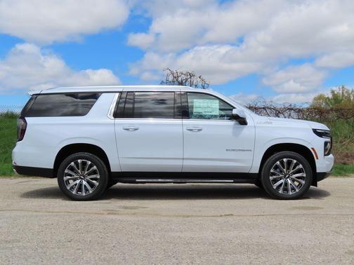 Polar White 2026 Chevrolet Suburban High Country