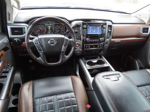 Magnetic Black 2018 Nissan Titan Platinum Reserve
