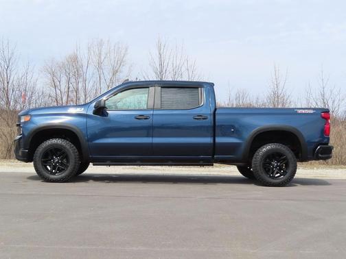 Northsky Blue Metallic 2021 Chevrolet Silverado 1500 Custom Trail Boss
