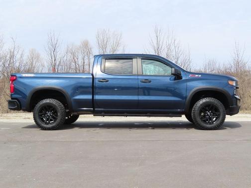 Northsky Blue Metallic 2021 Chevrolet Silverado 1500 Custom Trail Boss