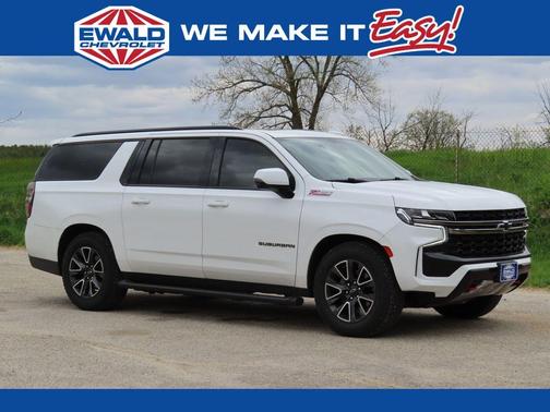 Summit White 2021 Chevrolet Suburban Z71
