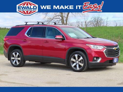 Cajun Red Tintcoat 2019 Chevrolet Traverse LT Leather