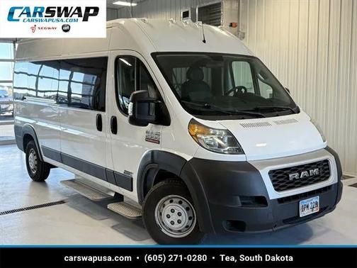 Bright White Clearcoat 2019 RAM ProMaster 3500 Window Van High Roof