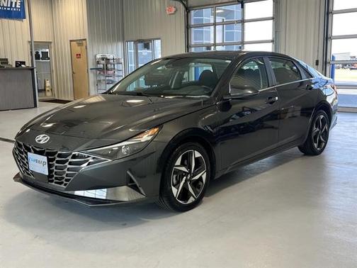 Portofino Gray 2021 Hyundai ELANTRA SEL