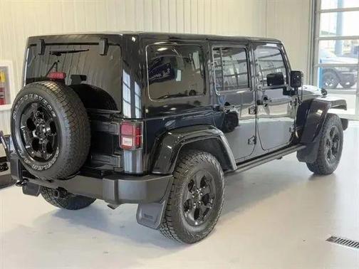 Black Clearcoat 2015 Jeep Wrangler Unlimited Altitude