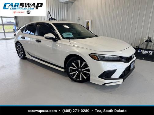 Platinum White Pearl 2023 Honda Civic EX-L