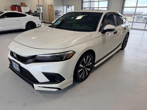 Platinum White Pearl 2023 Honda Civic EX-L