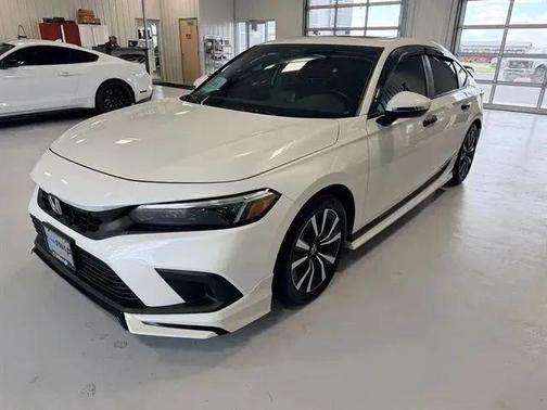 Platinum White Pearl 2023 Honda Civic EX-L