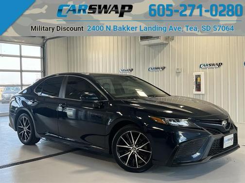 Galactic Aqua Mica 2021 Toyota Camry SE