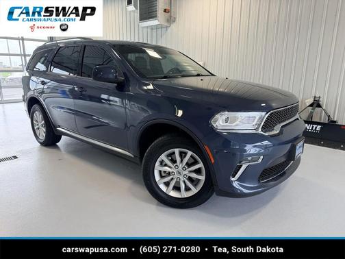 Reactor Blue Pearlcoat 2021 Dodge Durango SXT Plus