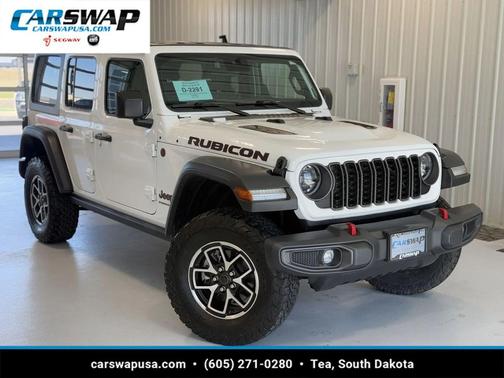 Bright White Clearcoat 2024 Jeep Wrangler Rubicon