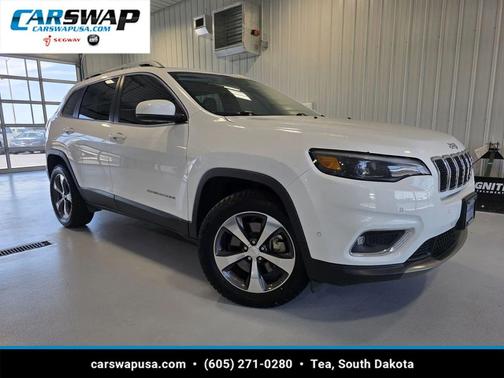 Bright White Clearcoat 2019 Jeep Cherokee Limited