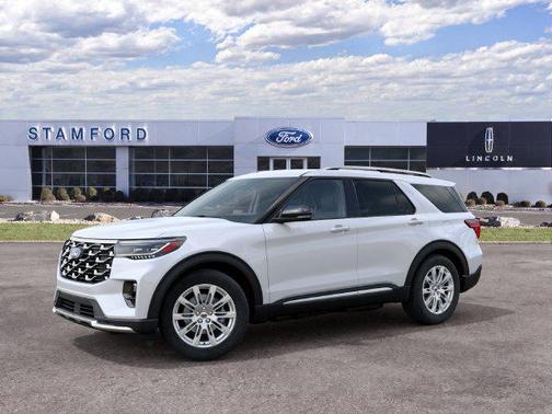 Star White Metallic Tri-Coat 2027 Ford Explorer Platinum