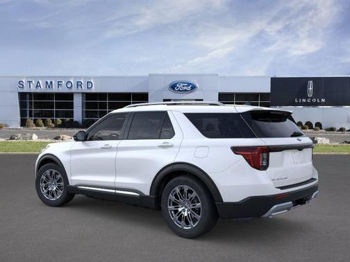 STAR WHITE MET TRI-COAT 2026 Ford Explorer Platinum