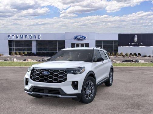 STAR WHITE MET TRI-COAT 2026 Ford Explorer Platinum