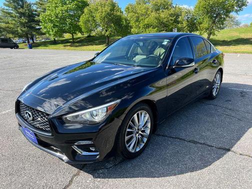 Black Obsidian 2019 INFINITI Q50 3.0t LUXE