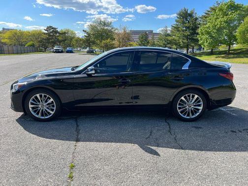 Black Obsidian 2019 INFINITI Q50 3.0t LUXE