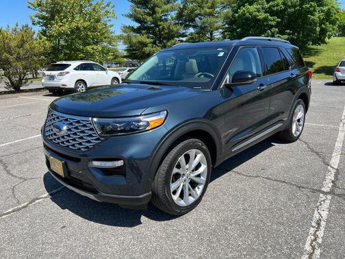 STONE BLUE METALLIC 2023 Ford Explorer Platinum