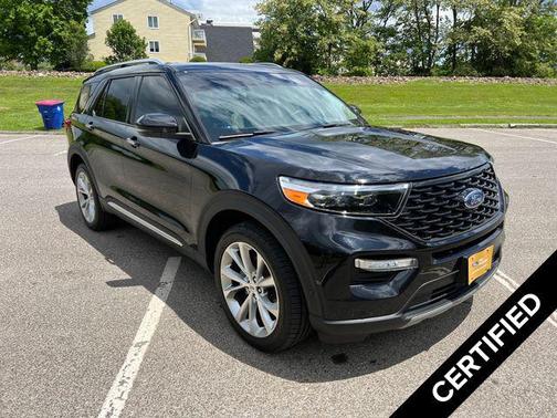 AGATE BLACK METALLIC 2021 Ford Explorer Platinum