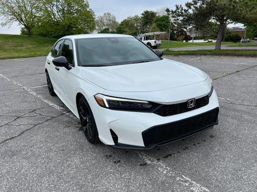 Platinum White Pearl 2025 Honda Civic Sport