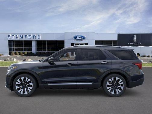 Agate Black Metallic 2026 Ford Explorer Platinum