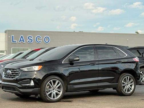 Agate Black Metallic 2024 Ford Edge Titanium