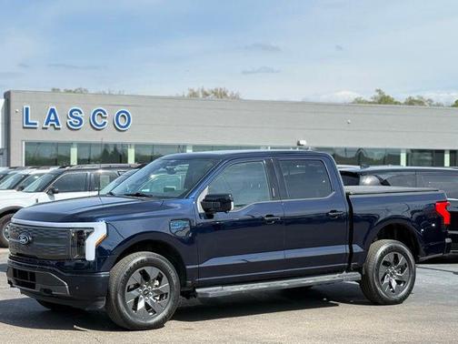 Blue Metallic 2025 Ford F-150 Lightning LARIAT
