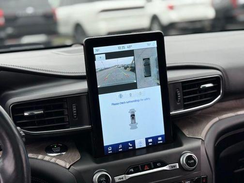 Star White Metallic Tri-Coat 2020 Ford Explorer Platinum