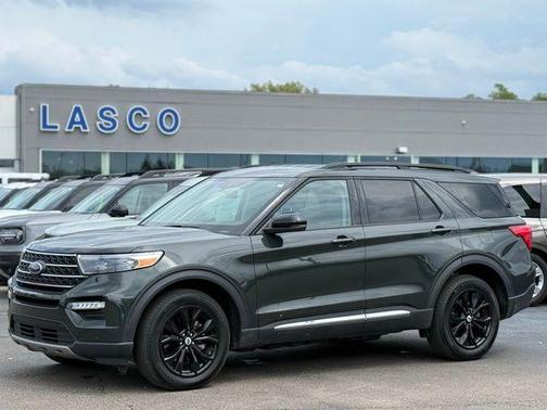 Forged Green Metallic 2023 Ford Explorer XLT