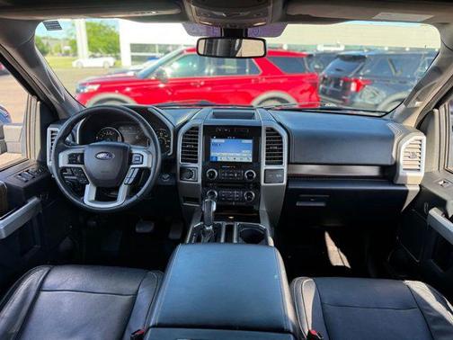 Blue 2016 Ford F-150 Lariat