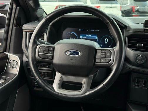 Agate Black Metallic 2022 Ford F-150 Lightning LARIAT