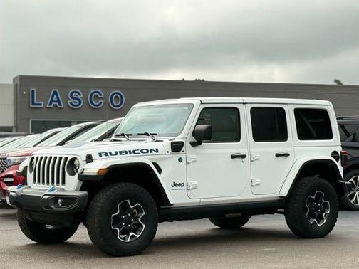 Bright White Clearcoat 2023 Jeep Wrangler 4xe Rubicon