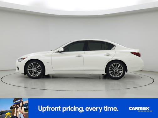 White 2019 INFINITI Q50 Luxe