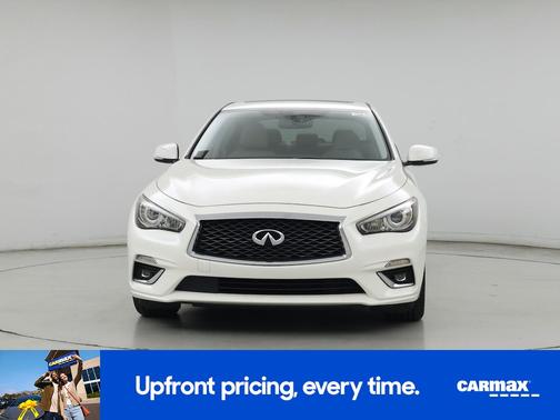 White 2019 INFINITI Q50 Luxe