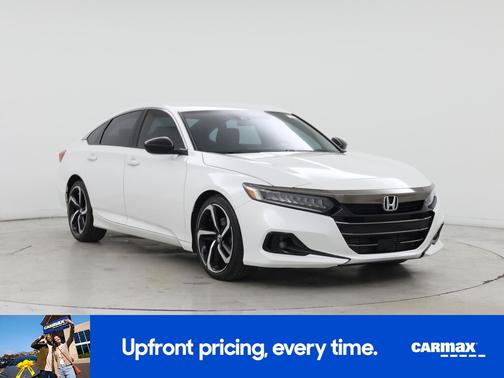 White 2021 Honda Accord Sport