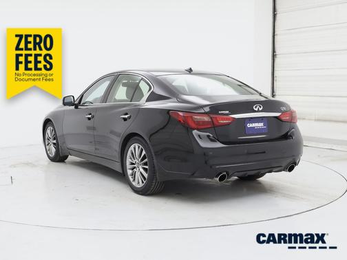 Black 2023 INFINITI Q50 Luxe