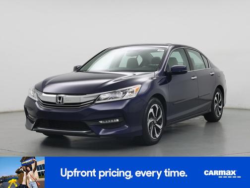 Blue 2017 Honda Accord EX-L