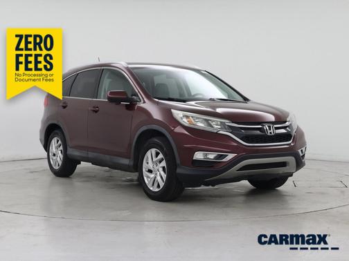 Burgundy 2016 Honda CR-V EX-L