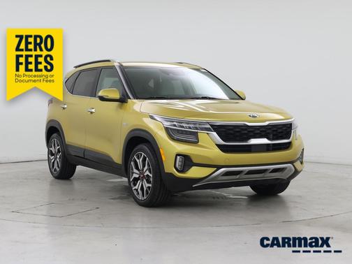 Yellow 2021 Kia Seltos SX