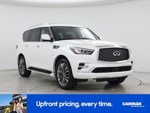 White 2019 INFINITI QX80 Luxe