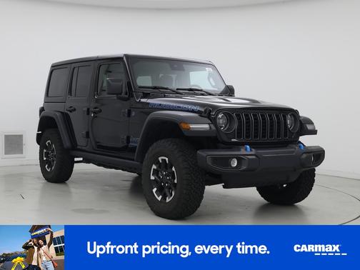 Black 2025 Jeep Wrangler 4xe Rubicon