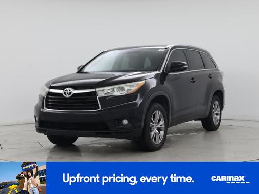 Black 2015 Toyota Highlander XLE