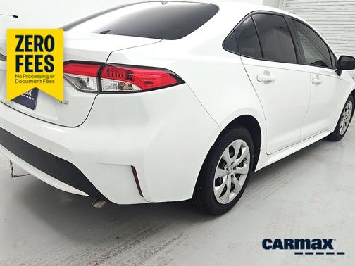 White 2022 Toyota Corolla LE