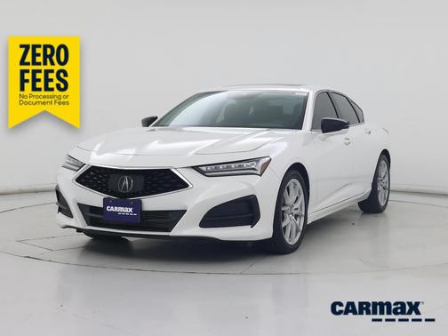 White 2021 Acura TLX Technology